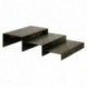 Escalier noir grandes marches 400 x 220 x 120 mm
