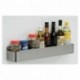 Wall-mounted shelf for bottles