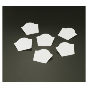 Bun shaped label 57 x 65 mm (10 pcs)