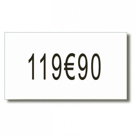 Etiquette neutre pour étiqueteuse réf 140950 (8 x 2500)