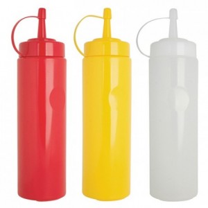 Flexible squeeze bottles red 23cl