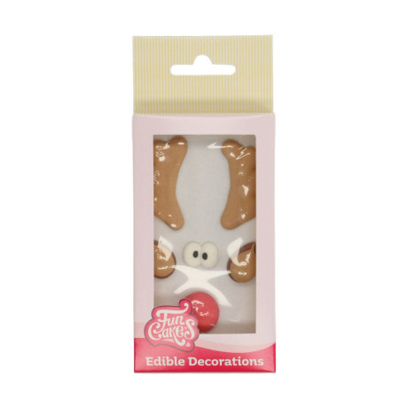 Décors en sucre FunCakes Rudolph 6 pièces