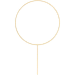 Topper en bois PartyDeco cercle 24.5 cm