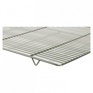 Grid with feet stainless steel 600 x 400 mm