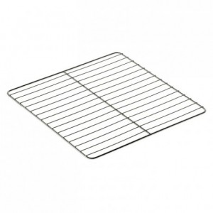 Flat grid gastronorm format stainless steel GN2/1 354 x 325 mm