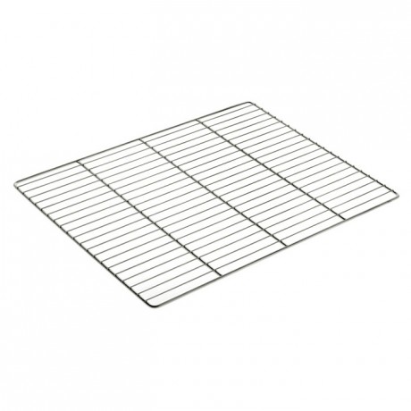 Flat grid gastronorm format stainless steel GN2/1 650 x 530 mm