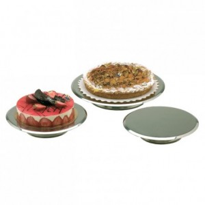 Cake stand stainless steel Ø 300 mm