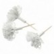 Hatelet bouquet blanc white (50 pcs)