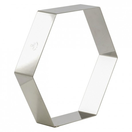 Hexagon frame stainless steel 260 x 45 mm