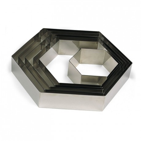 Hexagon stainless steel H45 230x200 mm