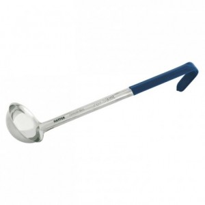 Ladle with coloured handle blue 6 cl