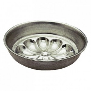 Manqué rosace fer blanc Ø200 mm (lot de 3)