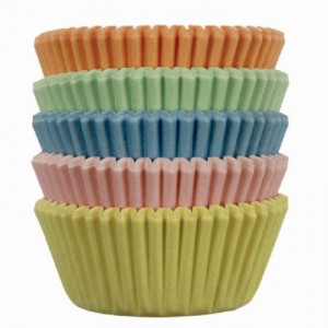Mini caissettes à cupcakes PME Pastel 100 pièces