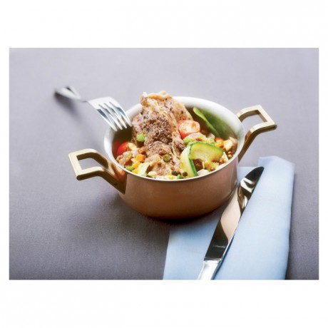 Mini-marmite cuivre/inox Ø 120 mm