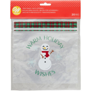 Sachets à friandises Wilton bonhomme de neige 20 pièces