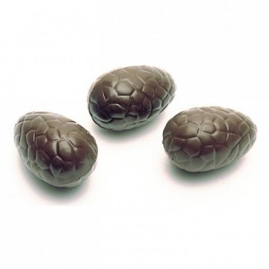 Chocolate mould polycarbonate 13 crackled half eggs