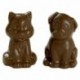 Chocolate mould polycarbonate 2 puppies