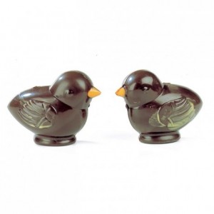 Chocolate mould polycarbonate 2 chicks