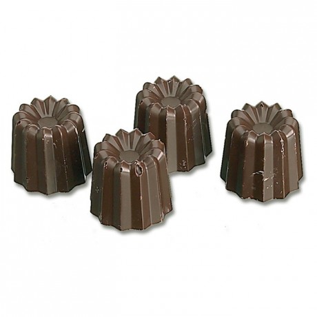 Chocolate mould polycarbonate 40 small ribbed mould
