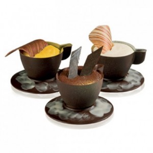 Chocolate mould polycarbonate 7 expresso cups