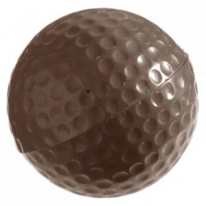 Chocolate mould polycarbonate 9 golf ball Ø 40 mm