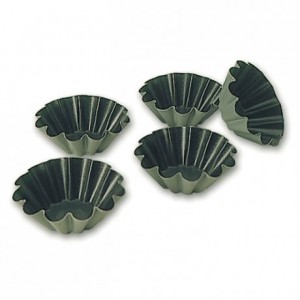 Moule à brioche Ø 75 mm H 28 mm en Exopan (lot de 12)