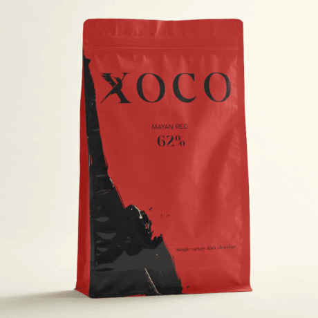 Mayan Red 62 % chocolat noir de couverture pistoles 2,5 kg