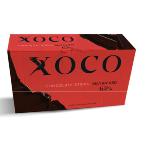 Mayan Red 62 % chocolat noir de couverture bâtonnets 2,5 kg