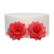 Edible Wafer Flowers FunCakes medium red rose 4 cm 15 pieces