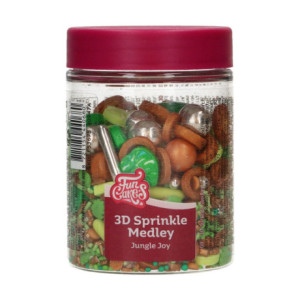 Medley en sucre 3D FunCakes Jungle Joy 70 g