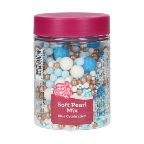 Mix de perles tendres FunCakes Blue Celebration 80 g