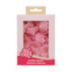 Fleurs comestibles en azyme FunCakes petite hortensia rose 3,7 cm 18 pièces