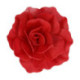 Fleurs comestibles en azyme FunCakes grande rose rouge 12,5 cm 1 pièce