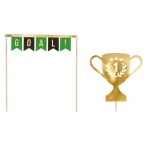Toppers PartyDeco football trophies 2 pieces