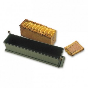 Long paté mould with clip with bottom Exopan 500 x 85 x 85 mm