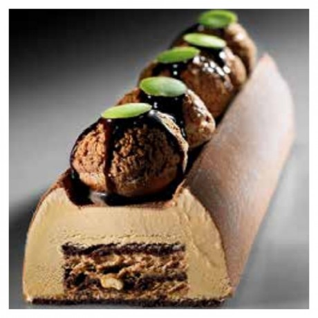 Moule bûche « Fond Plat » L 54 cm