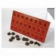 Raspberry jelly flexible moulds silicone Ø 30 mm H 24 mm