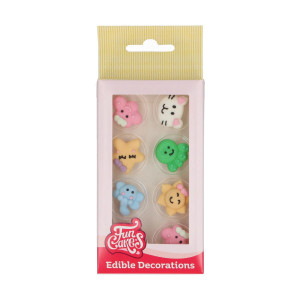 Décors en sucre FunCakes Kawaii 8 pièces