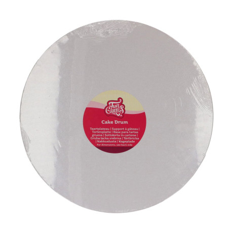 Semelle à gâteau FunCakes blanc ronde Ø30 cm