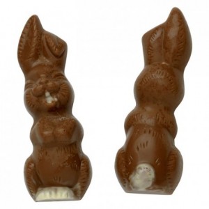 Moule lapin rieur en polycarbonate pour chocolat