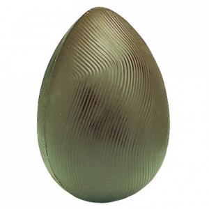 Chocolate mould polycarbonate 3 grooved half egg