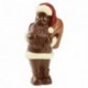 Moule Père Noël debout en polycarbonate pour chocolat