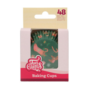 FunCakes Cupcake Baking Cups Noel 48 pcs