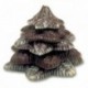 Chocolate mould polycarbonate textured christmas tree