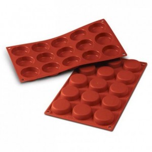 Flans silicone mould Ø 50 mm