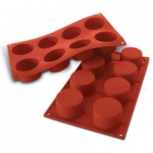 Cylinders silicone mould Ø 60 mm