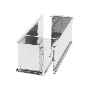 Moule à pâté en croute démontable inox 40 x 7 x 9 cm - MF