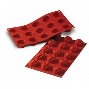 Roses small silicone mould Ø 40 mm