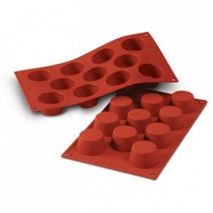 Small muffins silicone mould Ø 51 mm