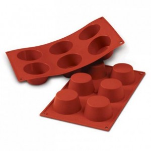 Moule silicone muffins moyens Ø 69 mm